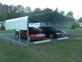 steel double car port